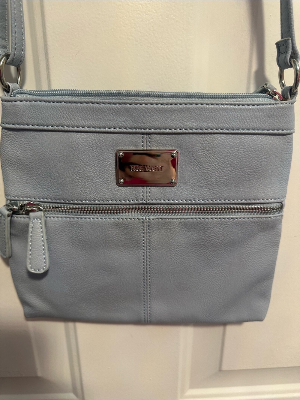 Nine West Pale Blue Crossbody Bag